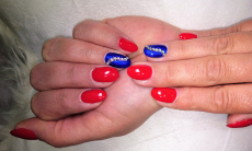 Színes vagy francia géllakkozás hardeneres megerősítéssel, díszítéssel,  Soroksáron!