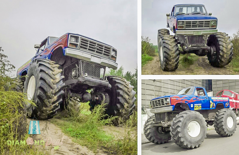 3, 4 vagy 5 kör élményvezetés egy Monster Truck BigFoottal, az igazi adrenalin löket!