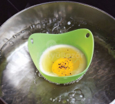 Szilikon tojássütő/főző forma, 2db