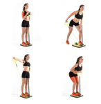 Fitness Platform láb-, fenék- és karedzéshez