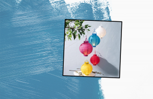LED lampion szett (10 db)