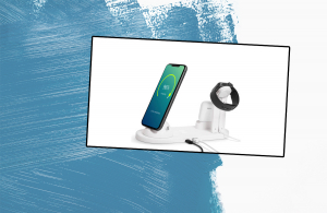 Vezeték nélküli töltőállomás - Mobiltelefonokhoz, órákhoz, fülhallgatókhoz
