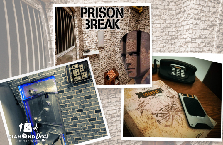 Prison Break, a szabadság ára! 2, 3 vagy akár 4-5 fő részvételével - szabaduljon aki tud!