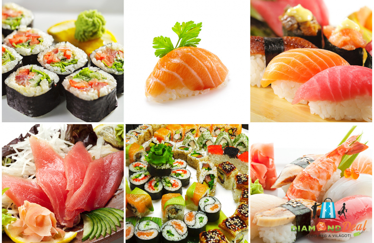 Ázsiai finomságok - Sushi Delux Pack: 50 Db-os