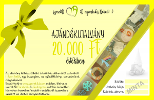 20.000 Ft értékű ajándékutalvány a Szeret3D termékeire!