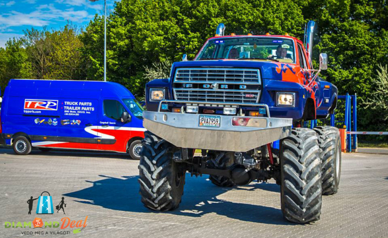 25 perces Monster Truck élményvezetés, videófelvétellel, képekkel és oklevéllel! Adrenalinra fel!