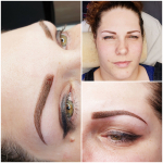 Természetes hatású szemöldök tetoválás választható technikával!