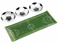 Futball-focipálya üveg tál és kínáló szett 4 db-os