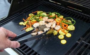 5 darab BBQ tapadásmentes teflon grillsütőlap