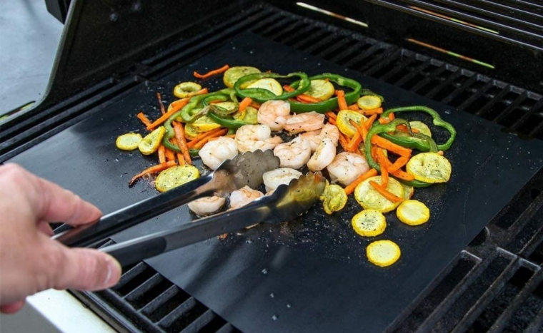 5 darab BBQ tapadásmentes teflon grillsütőlap