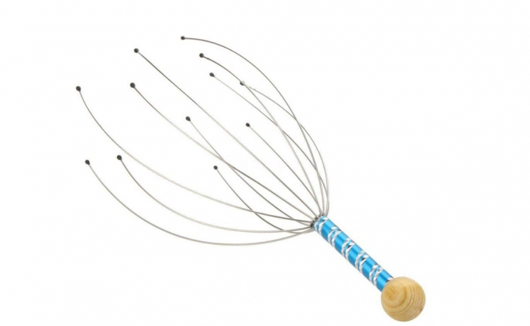 Akupresszúrás fejmasszírozó