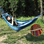  Relaxációs függőágy fa merevítéssel és tárolózsákkal 190x80 cm