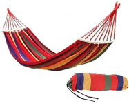  Relaxációs függőágy fa merevítéssel és tárolózsákkal 190x80 cm