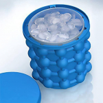 Kétfunkciós szilikon jégvödör és jégkockakészítő