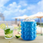 Kétfunkciós szilikon jégvödör és jégkockakészítő