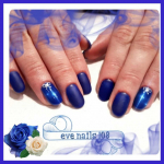 Megerősített géllakkozás rugalmas zselével, gépi manikűrözéssel, 1-1 köröm díszítéssel