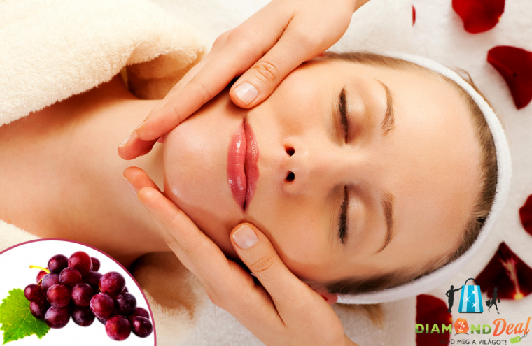 Komplex bőrszépítő kezelés a vörös szőlővel és a hyaluronnal, arc-nyak-dekoltázs masszázzsal!
