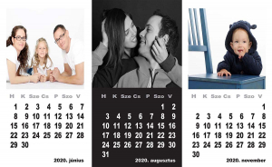 Családi naptár fotózás: Egyedi naptár a család egy évéről!