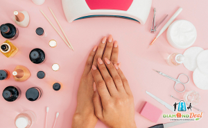 Géllakkozás gépi manikűrözéssel, 1-1 köröm díszítésével, Újpesten